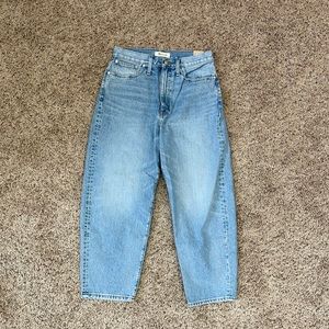 NWOT Madewell Balloon Jeans